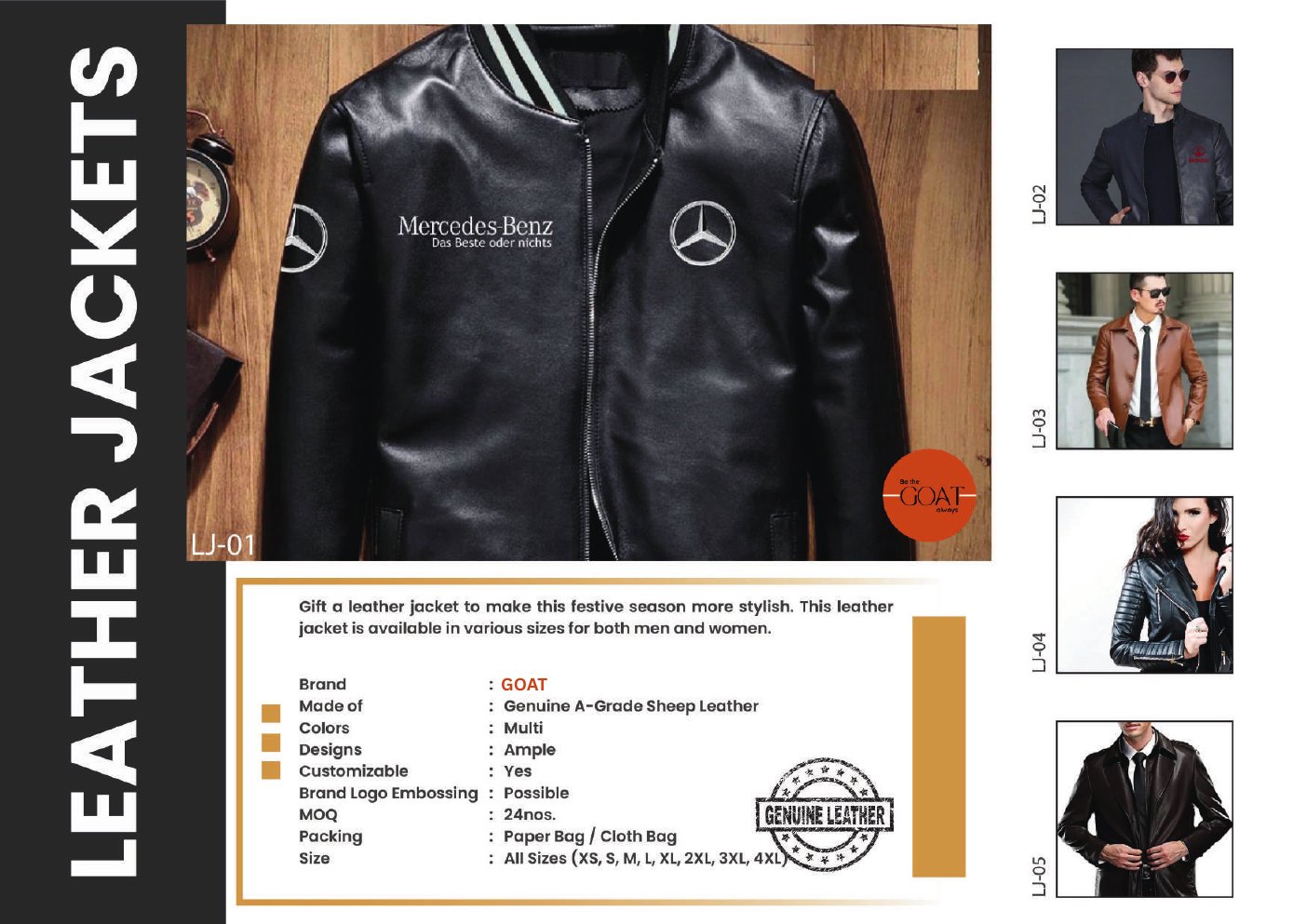 GOAT Leather Jackets